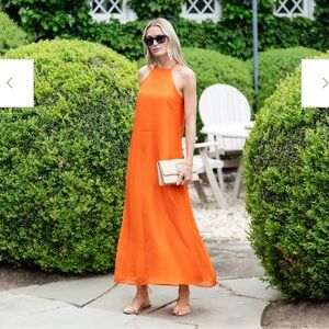 Julia Amory Sarah Dress- Tangerine